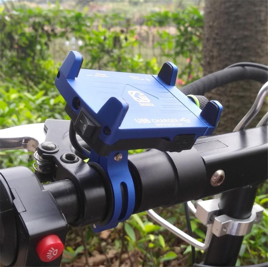 CNC GPS Mount USB Charger BMW GS F800 F700 R1200