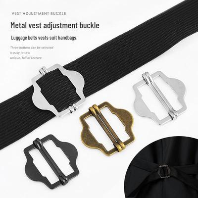 Unisex Metall Japanische Drei-Geschwindigkeits-Schnalle zur Anpassung von Anzügen und Overalls