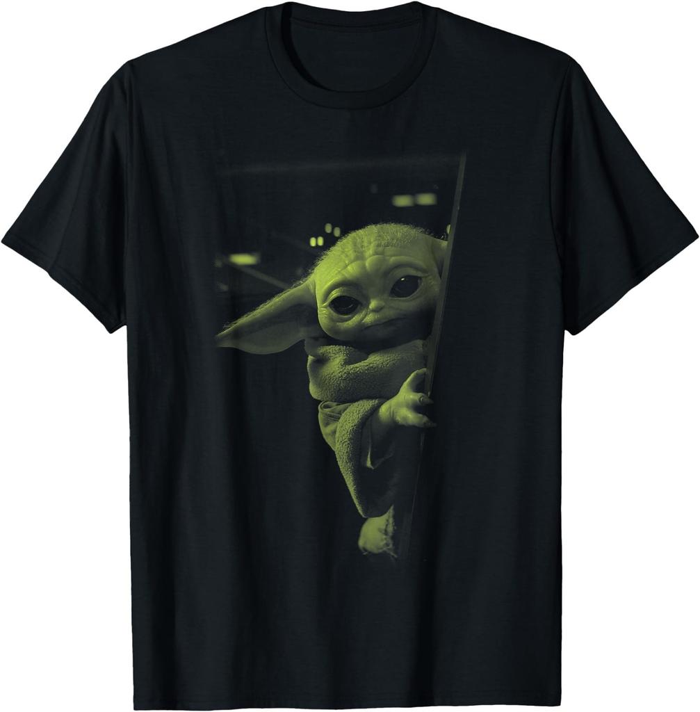 Star Wars: The Mandalorian Grogu Watching T-Shirt