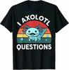 I AXOLOTL QUESTIONGS Children Boy Girl T shirt 2026 New Summer Short Sleeve T-Shirt Cute Style kidS casual SPORTS Tops