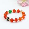 2026 Ximang Red Agate Bracelet Three Eyes Tibet Beads Chalcedony Diy Factory  Generation S2062302