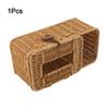25*13*9cm Imitation Rattan Box Handmade Paper Box Exquisite Workmanship Hotel Usage PP Material Suitable For Paper Towels