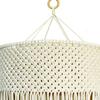 Boho Macrame Pendant Light Shade - Handcrafted Home Decor