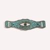 Wide Womens Ethnicinspired Waist Belt With Plastic Turquoise And Rhinestone Embellishments For Seasonal Fashion