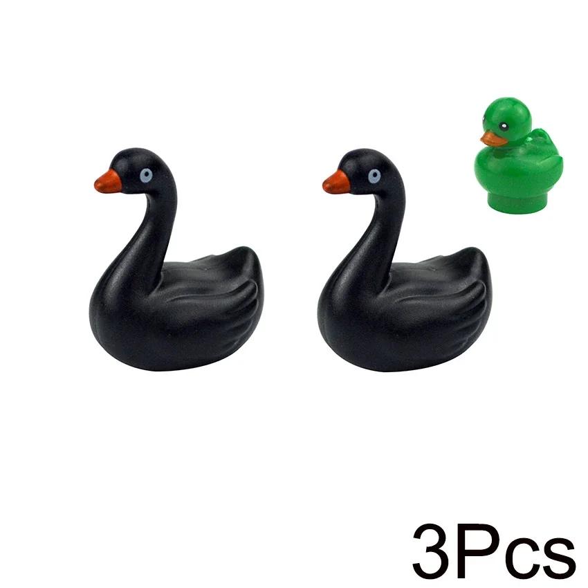 Small Particles Bricks Set City Animal Building Blocks Duck Swan Pig Cat Figures Bird Dog Zoo Farm Accessories Kid Toys Gifts