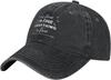 Its Fine Im Fine Everything Is Fine Denim Baseball Cap Adjustable Cotton Low Profile Hat For Adults