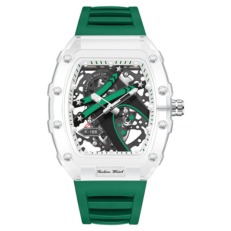 UTHAI BK145 Fashionable Man watch, transparent hollow wine barrel shaped quartz watch, waterproof clock gift watches for man