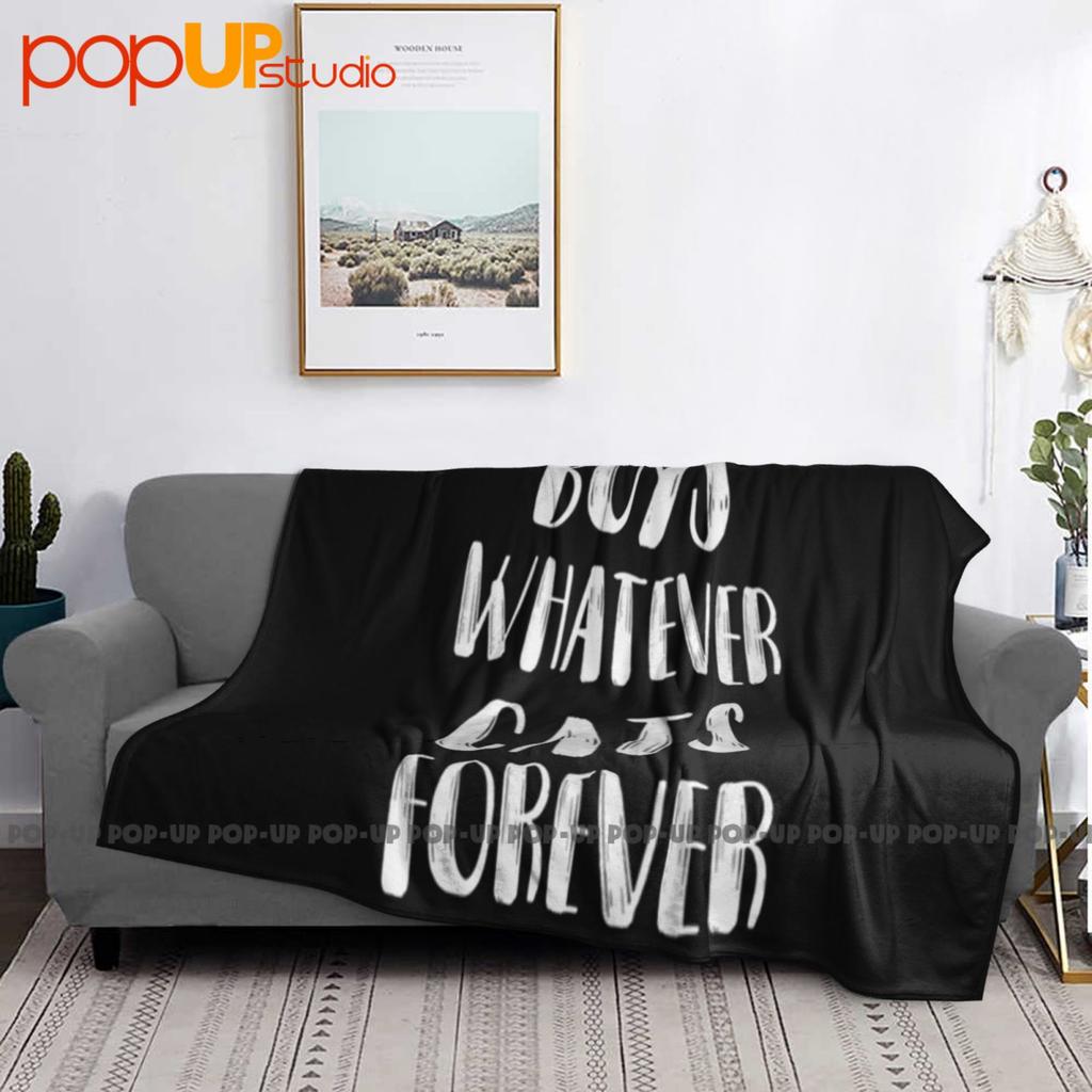 Boys Whatever Cats Forever Funny Cat Lover Ultra-Soft Blanket Quilt Winter Sofa Cover Bed Covers