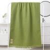 1pc of Pure Cotton Oversized Bath Towel, Soft Multi-color Tassel Beach Towel, Shawl Waffle Weave, Adult 90*180 Honeycomb Bath Towel, Blanket Nap Mat