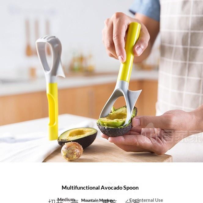 

Creative Multi-Functional Avocado Separator For Cutting Fruits. Home Use Dragon Fruit Stone Remover. Apple Stone Removal Digging зелёный