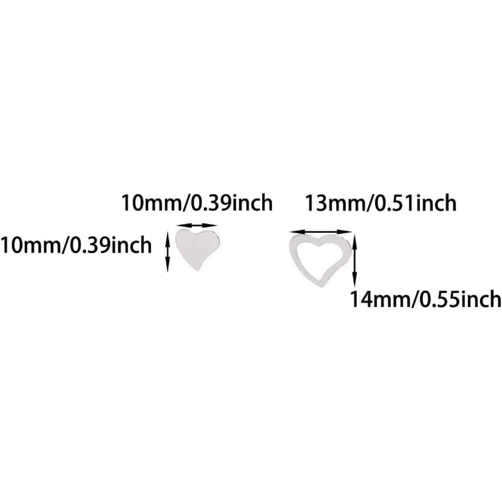 ONLYKXY 1200Pcs Love Heart Shaped Confetti, Table Wedding Decoration, Glitter Confetti for Wedding Party (Silver)