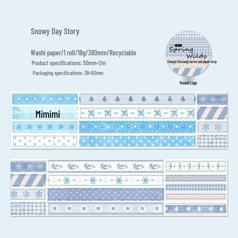 Spring Field Woven Dream Ketchup Die-Cut & Paper Tape - DIY Collage Décor