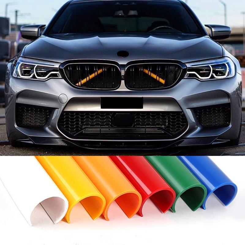 Car Front Grille Trim Strips For BMW 3 4 Series E21 E30 E36 E46 E90 E91 E92 E93 F30 F31 F34 F35 G20 G21 G28 External Accessories