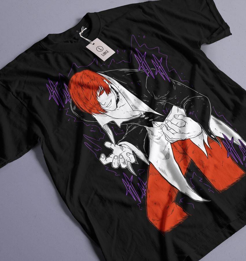 Iori King Of Fighters T-Shirt Fatal Fury Kf2 Anime Gift Shirt All Size