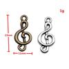 Jewelry Crafts Music Note Charms Alloy Pendants For Concert Collector