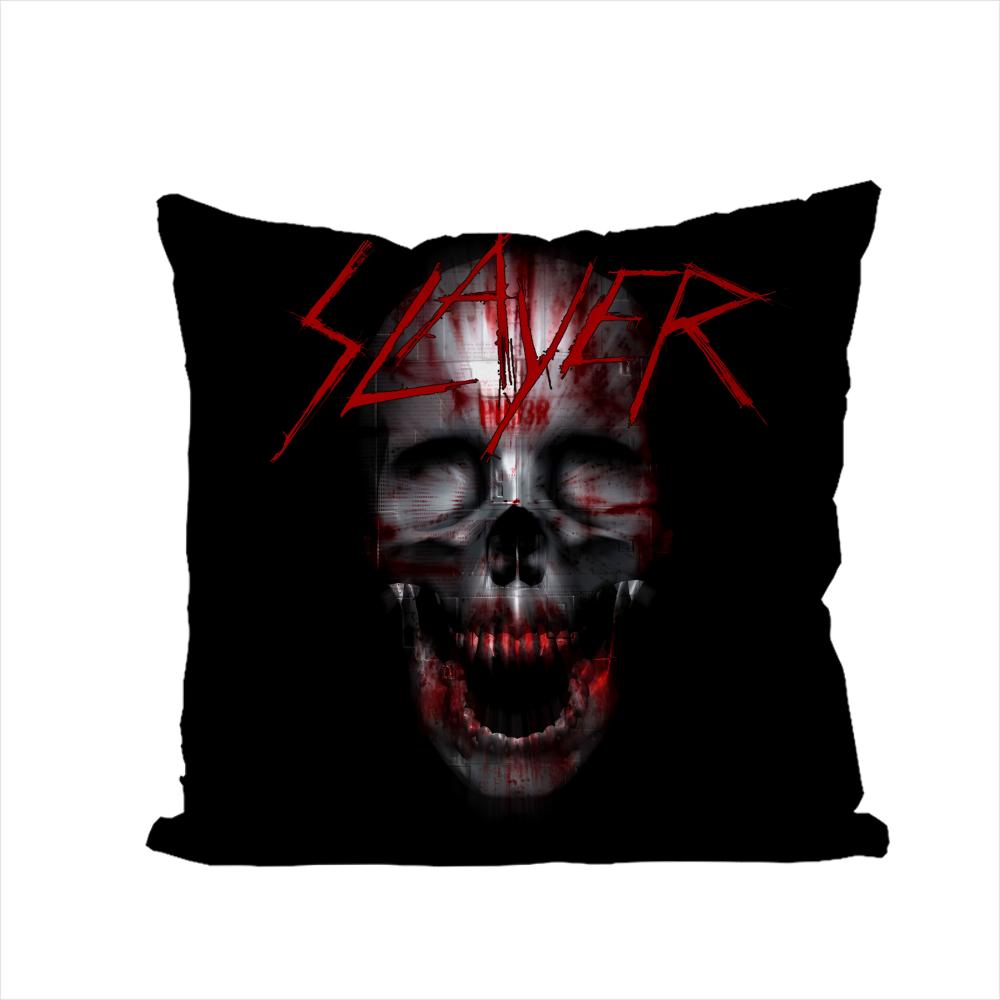 Band SSlayer Pillow Case For Car Sofa Decorative Home Doublesided Print Plush Square Throw Pillow Cushion Cover