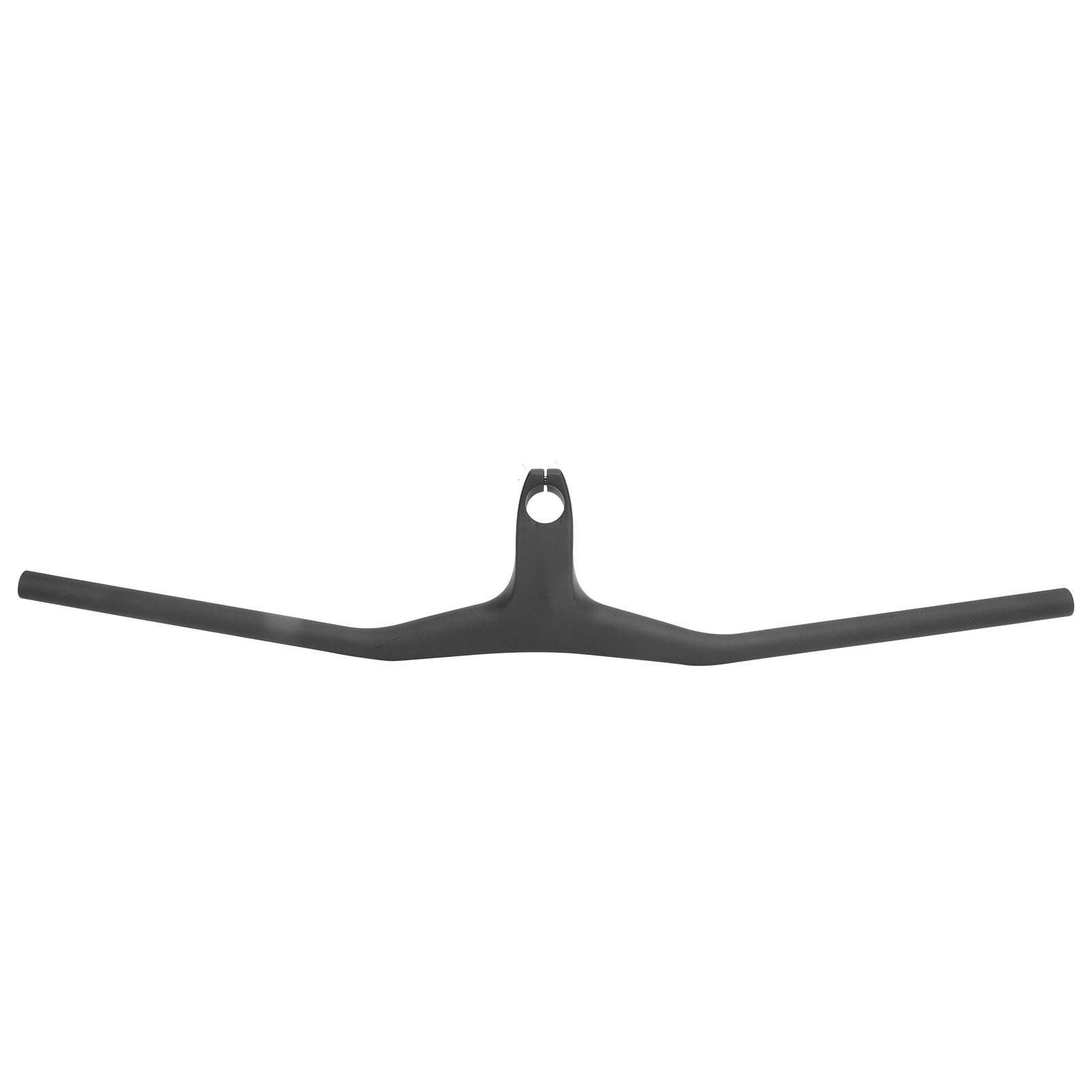 

Mountain Bike Handlebars Carbon Fiber Integrated Handlebar Minus 17 Degrees for Folding Road Bikes 110mm / 4.33in