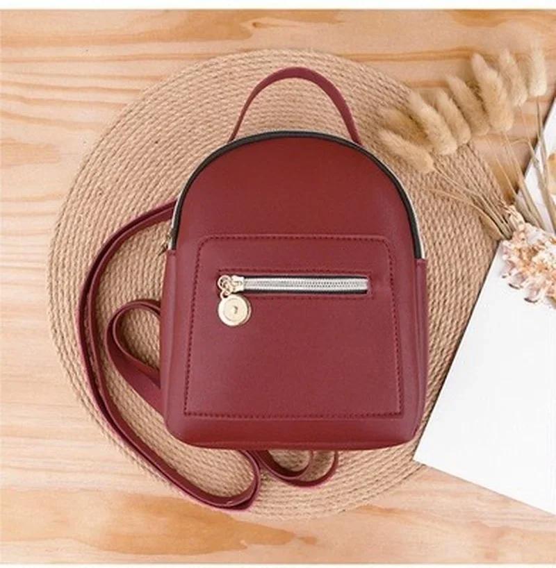 

1 шт. рюкзак женский новый модный корейский универсальный дорожная сумка женский рюкзак маленькая сумка школьный рюкзак для студента красный