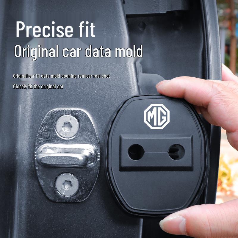 MG7 Car Door Lock Cover: Dustproof, Anti-rust Silicone Sleeve for Shock Absorption & Protection