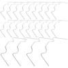 25Pcs Metal Holding Clips W Type Greenhouse Glass Fixing Clips for Stable Glazing Installation Greenhouse Fixing Tool