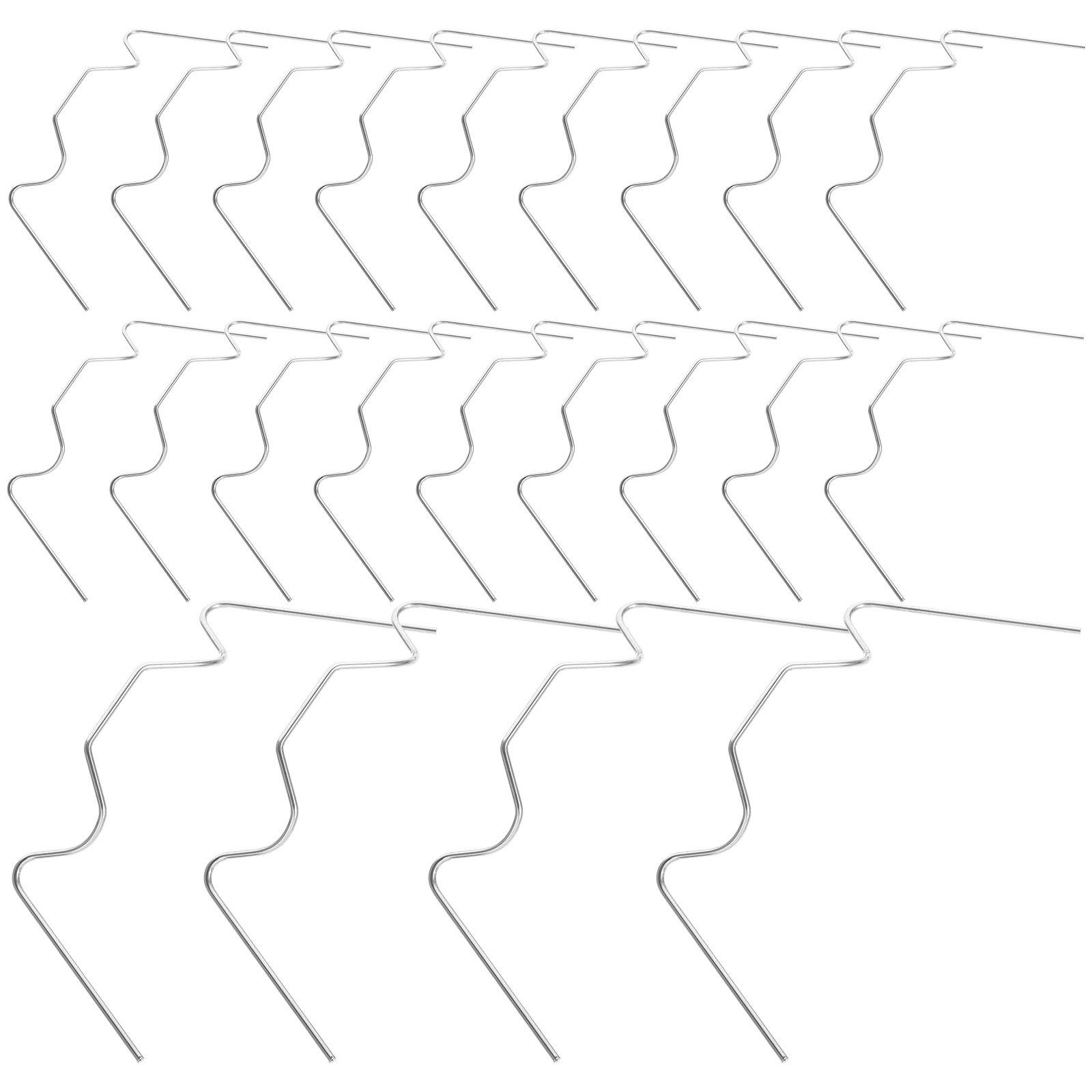

25Pcs Metal Holding Clips W Type Greenhouse Glass Fixing Clips for Stable Glazing Installation Greenhouse Fixing Tool 7.5X5X1.5CM