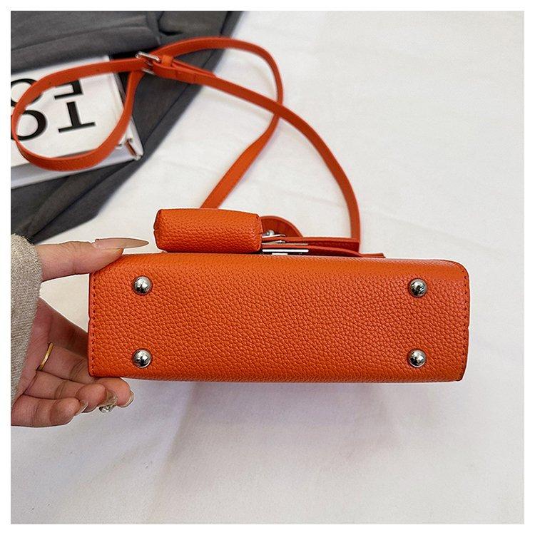 Popular Solid Color Women's Bags Hundred Crossbody Bags Premium Sense Handbags Female