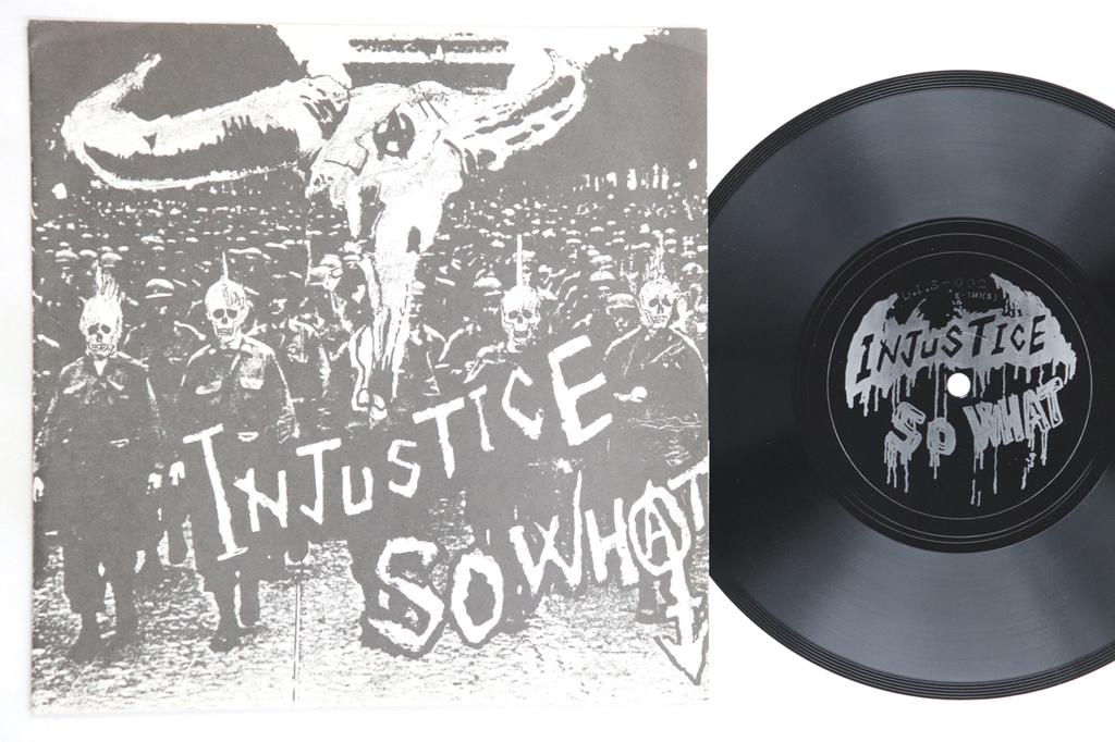 7inch Record SO WHAT - In Justice DIS002 D.I.S 1985 Japan Japanese Pop/Rock Used