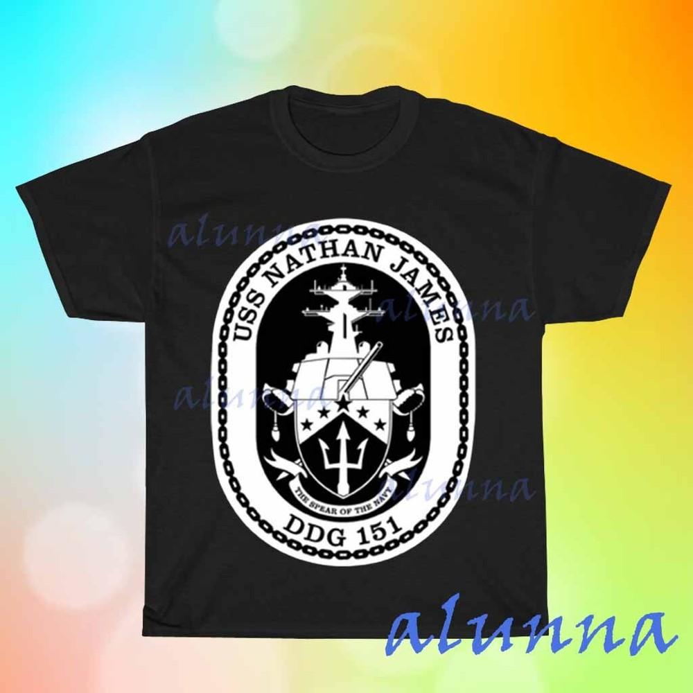 

New US Navy Seal USS Nathan James DDG-151 Men s Black Funny Size S to 5XL 3XL
