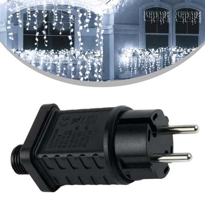 31V 3.6W EU-Plug Power Adapter LED Light Transformer Driver 8 Functional Lamp Driver Switch Adapter IP44 Waterproof Power Supply