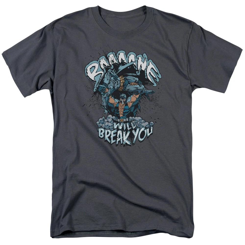 DC Comics - Batman - Bane Will Break You - Unisex Children s T-shirt - Gray 120