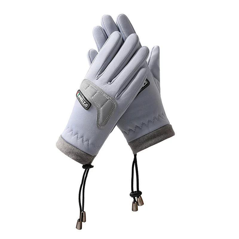 Children's Plus Velvet Winter Gloves: Windproof, Non-Slip, and Warm for Outdoor Cycling & Sports
