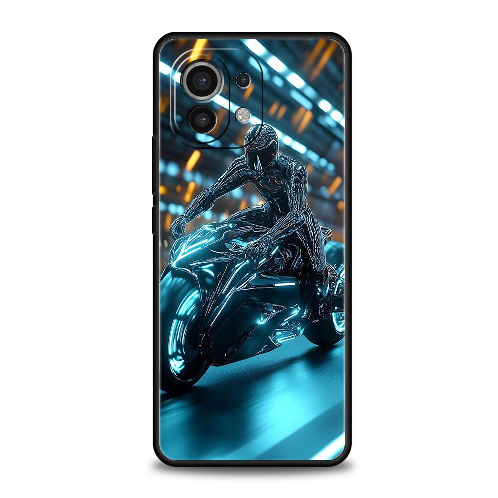 Phone Case Cover for Xiaomi Mi 17 Pro Max 15 14 13 12 11 Ultra 15T 14T 13T 12T 11T Pro Lite Soft TPU Shell Motorcycle Fundas Bag