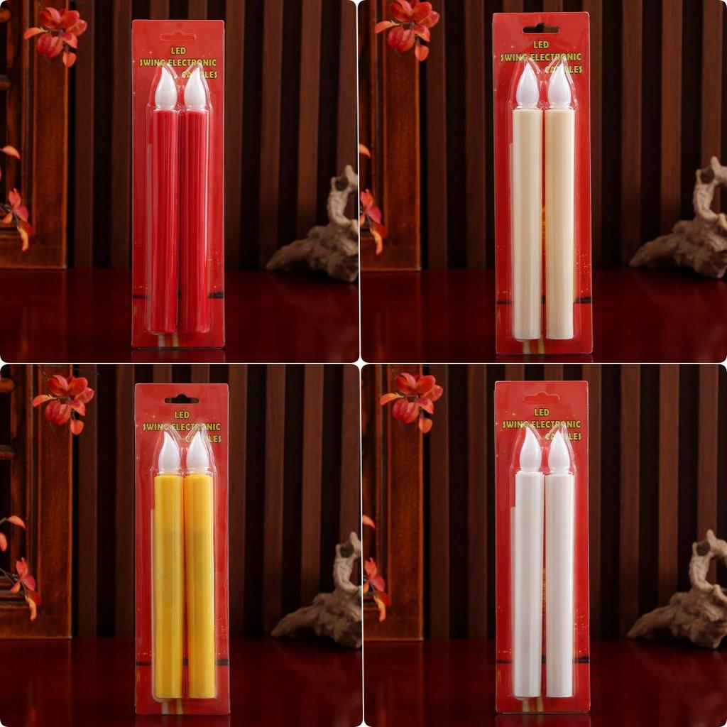 LED Flameless Long Pole Candle Light for Church, Wedding, Venue Decor