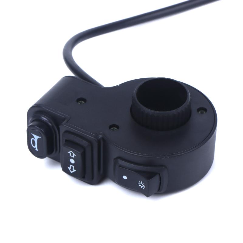 1/3Pcs Motorcycle Accessories 3In1 E-Bike Light On-Off Switch Horn Turn Signal Switches For Motorcycle Handlebar Switch