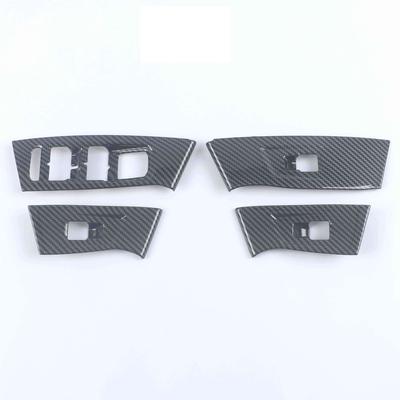 Applicable19-21Volkswagen Touareg Carbon Fiber Interior Gear Box Steering Wheel Central Control Platform Panel