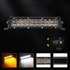 Motorcycle LED Headlight Light Bar Kit with Mounting Bracket Switch Wiring For Universal Most 7/8" Handlebar Dirt Pit Bike