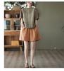 Women's Cotton Casual Elastic Waist Wide-Leg Cargo Shorts