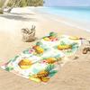 Pineapple Tropical Print Beach Towel Beach towel quick-drying for travel outdoor sports jogging beach and swimming