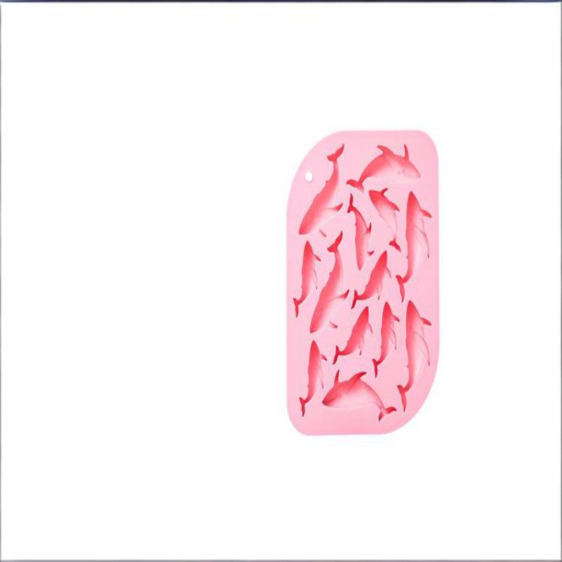 13-Cavity Whale Silicone Molds Fondant Candy Chocolate Mould Silicone Gummy Whale Baking Mold For Cake Decoration
