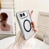 Custodia Magnetica per iPhone Ultra Opaca Trasparente Cerniera Magnetica Ricarica Wireless Cover Rigida per Guscio Telefono Pieghevole iPhone18