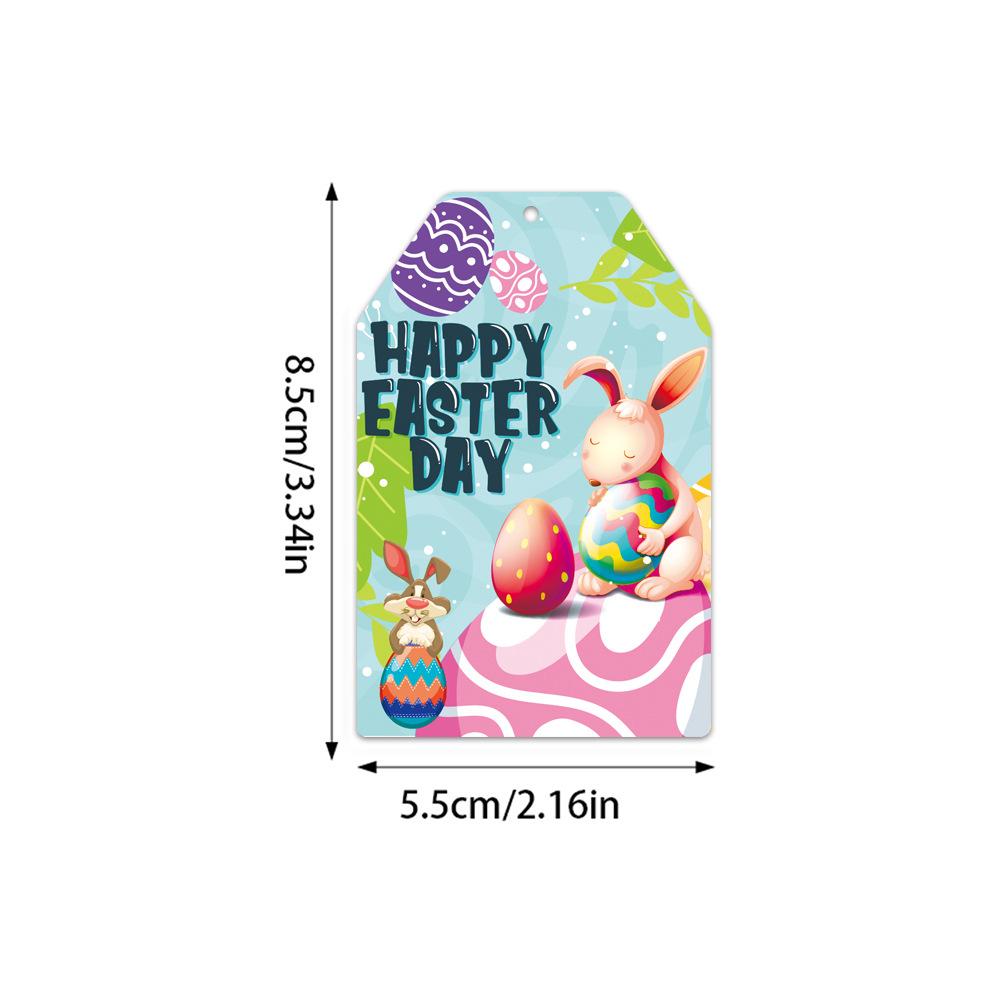 New Style, Easter Theme, Cute Bunny, Gift Box, Paper Tags, Party Decoration Pendant, Holiday Supplies