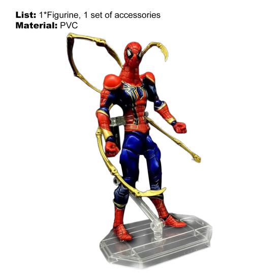 Marvel Avengers Model Rust-proof Collectable Solid Amazing Yamaguchi Spider Man Action Figure Model for Movies Lover