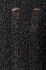 Women's Elegance Style Sweater Black Cotton Hair Knit Knitwear Sweater