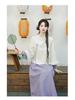 Autumn & Winter Retro Embroidered Deerskin Tang Suit: Women’s Improved Hanfu Tea Suit