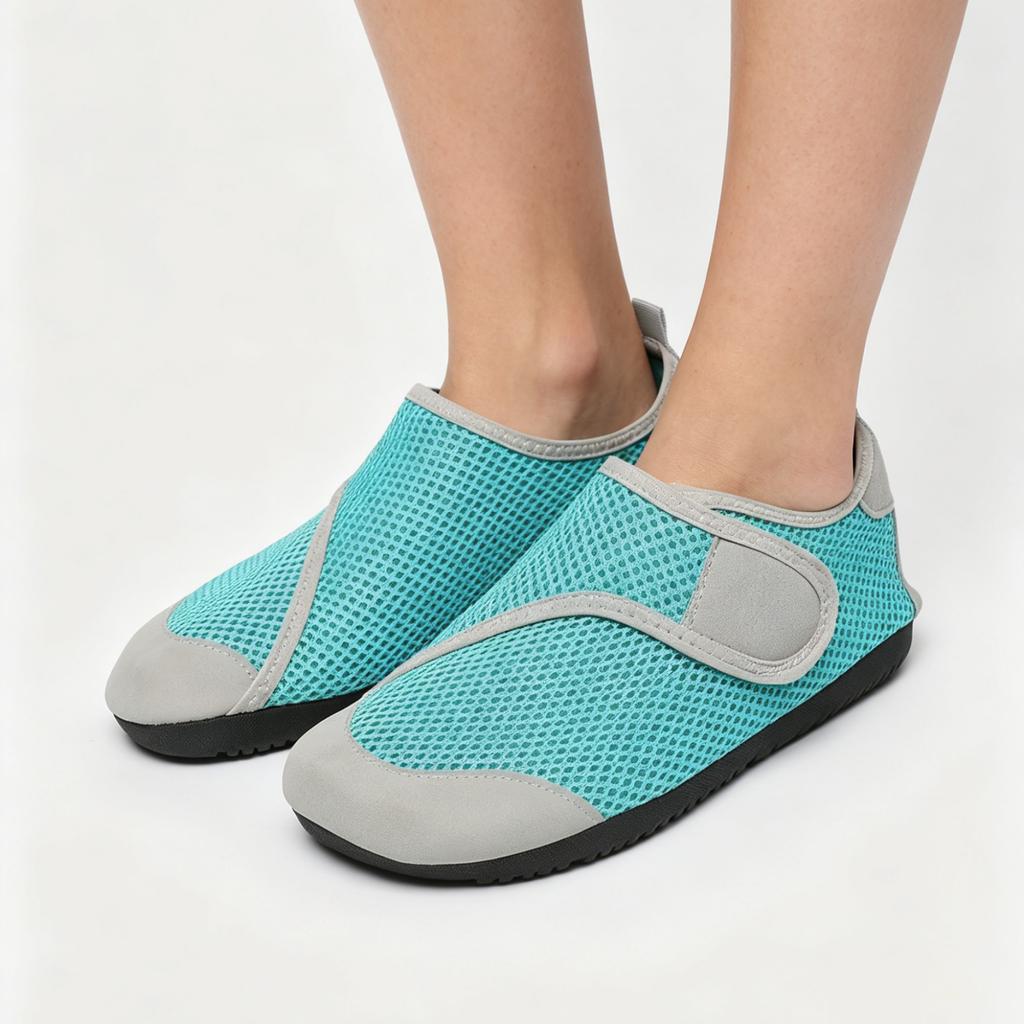 Women's Water Shoes Quick Drying Mesh Aqua Socks Lightweight Slip On Non Slip Sole for Beach Pool Surfing Water Sports