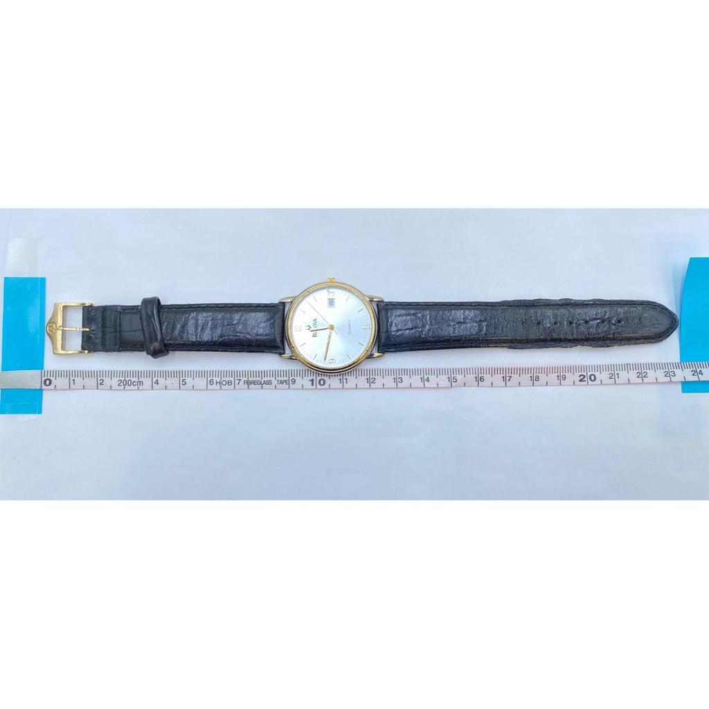 Used BULOVA Gold Quartz Watch Men's