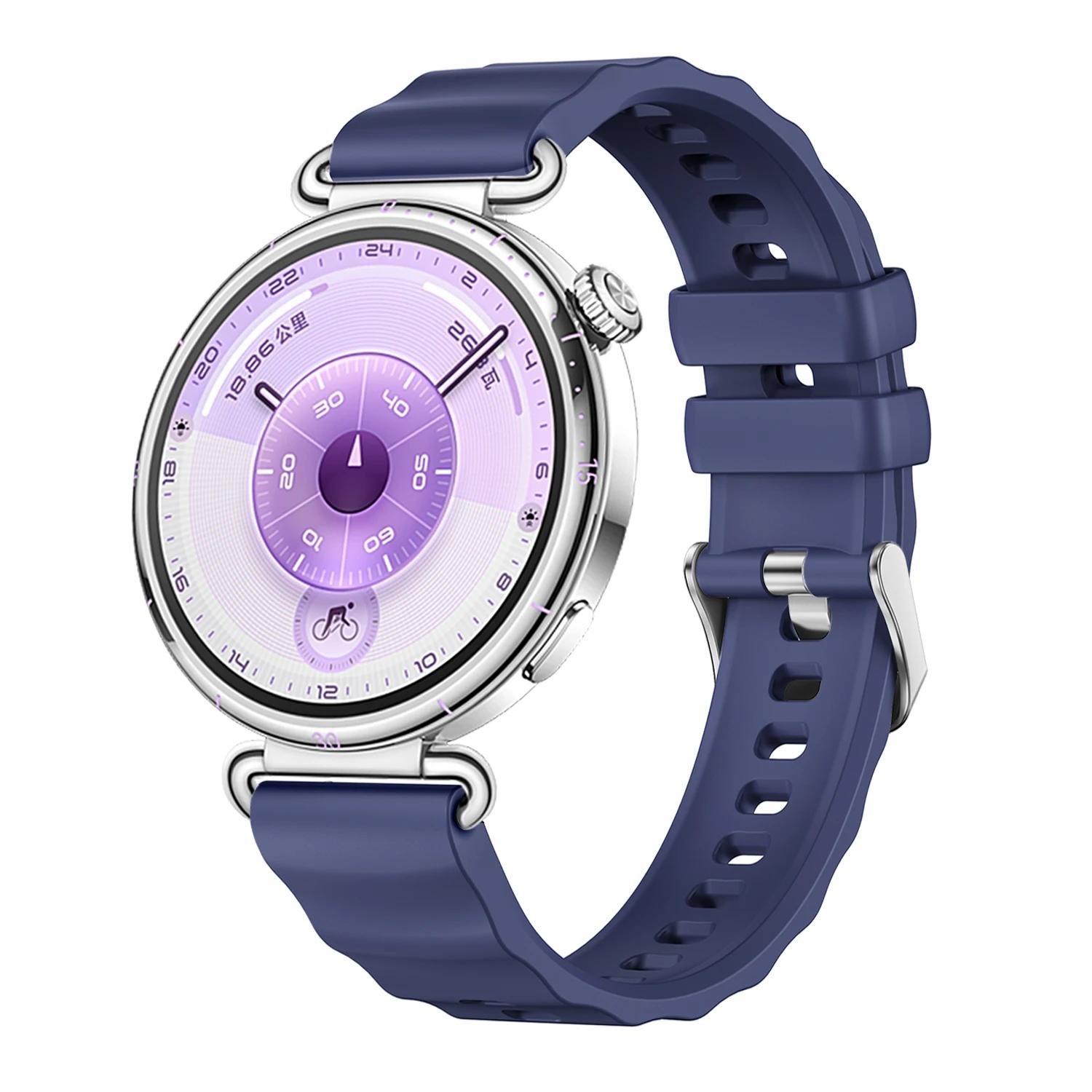 

18mm Silicone Strap For Huawei Watch GT6 GT5 41mm Soft Sport WristBand for HUAWEI Watch GT4 41mm/GT5 Pro 42mm Watchband Bracelet For Huawei GT4 41mm