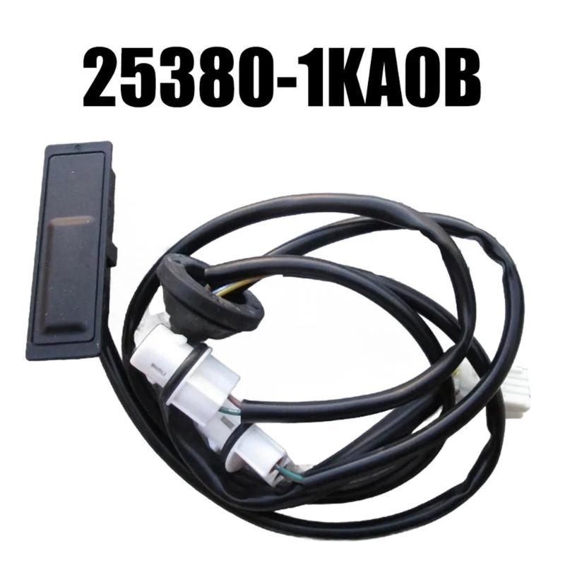 Rear Tunk Lid Boot Release Handle Switch for 2011-2015 25380-1KA0B Replacement Tailgate Lock Boot Opening Button