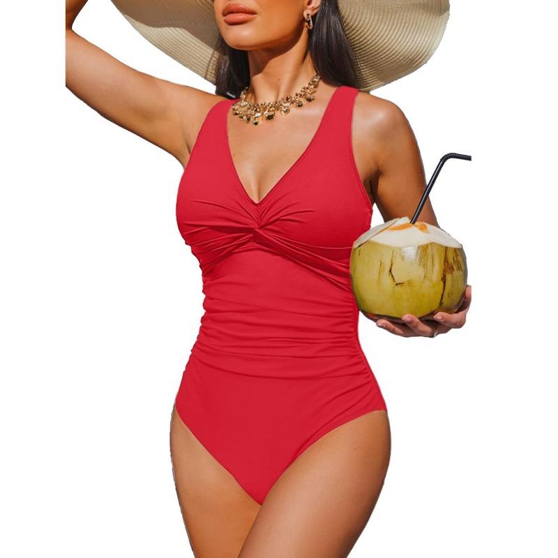 New Popular One-piece Bikini Sexy Leopard Print Splicing European and American Thin Waist Swimsuit Swimsuit