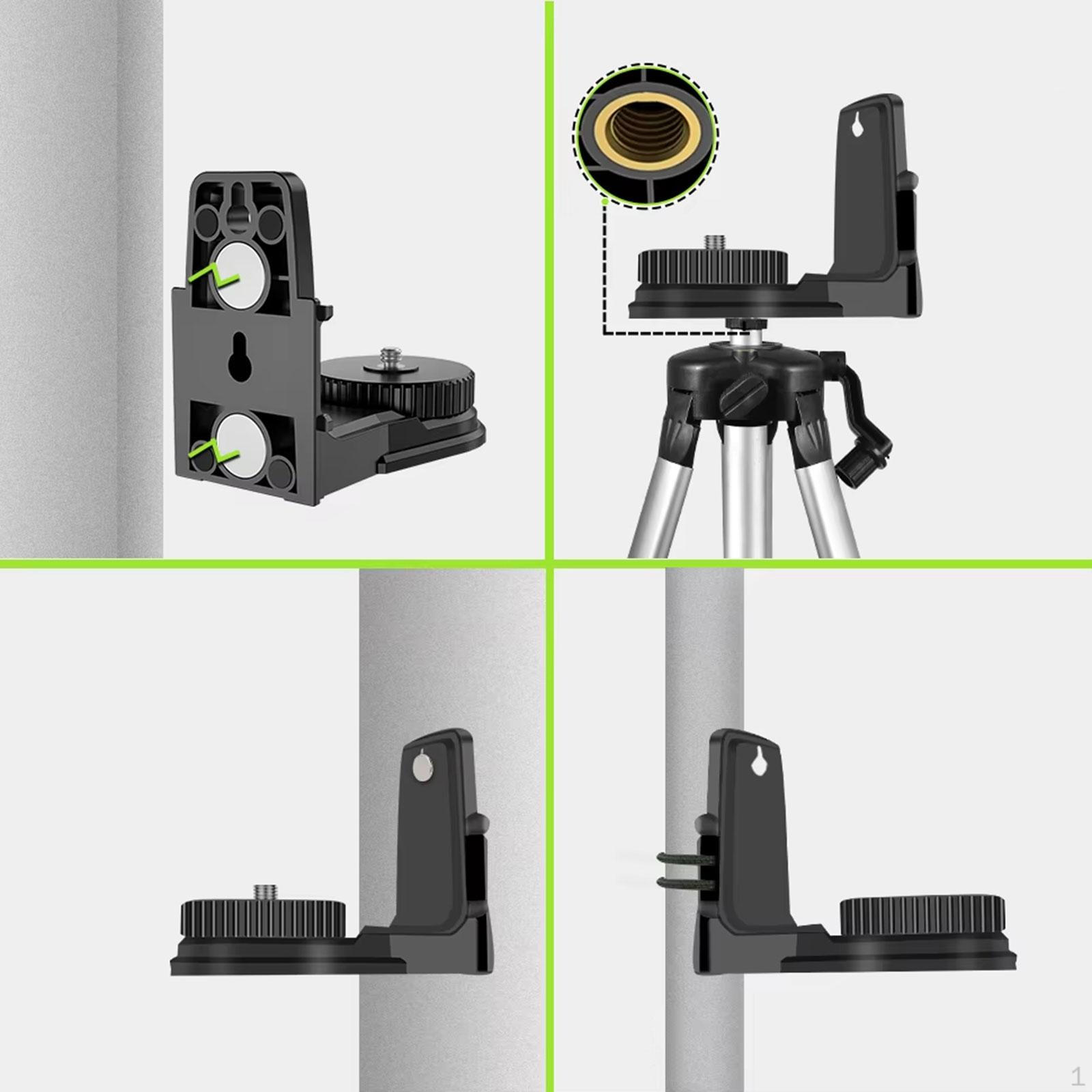 

Levels Bracket Black 360° Rotation Non Slip Professional Replacement Support Versatile Portable